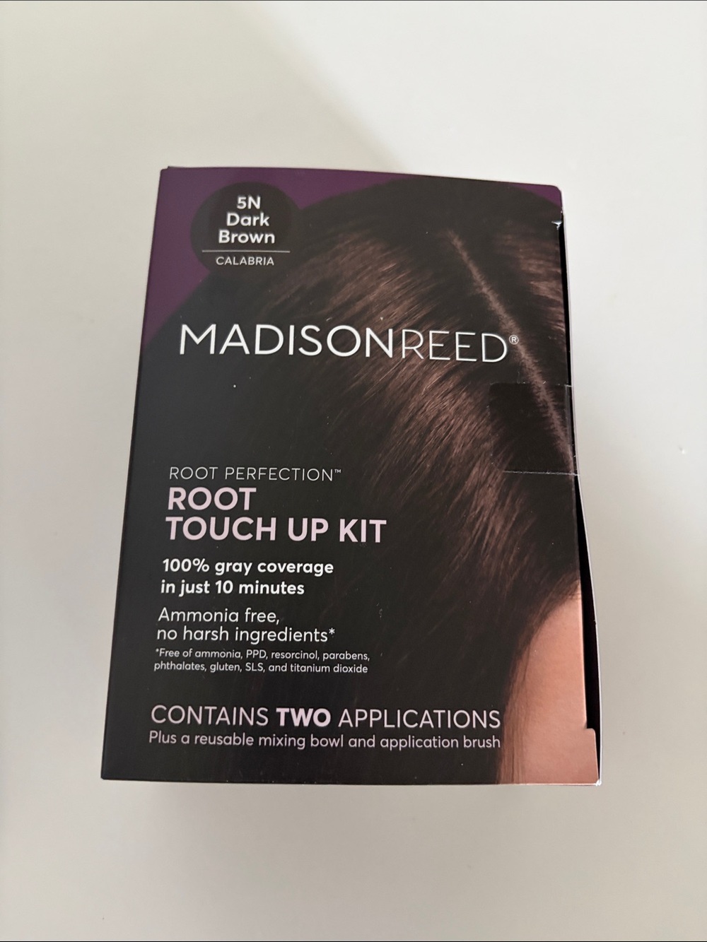 New sealed box madison reed root touch up kit 5N dark brown two applications